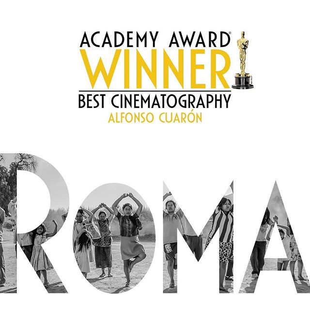 Congratulations, @romacuaron on your first Oscar of the evening!