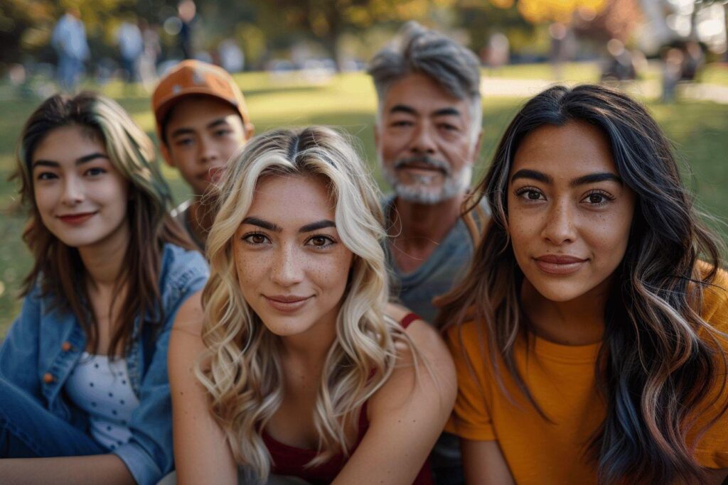 Image of a diverse group of young people posed for a photo